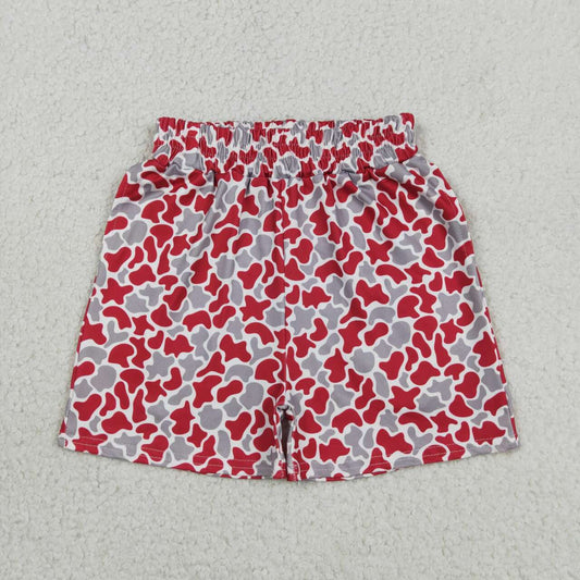 USA SHOP Toddle baby boy red grey camo summer shorts