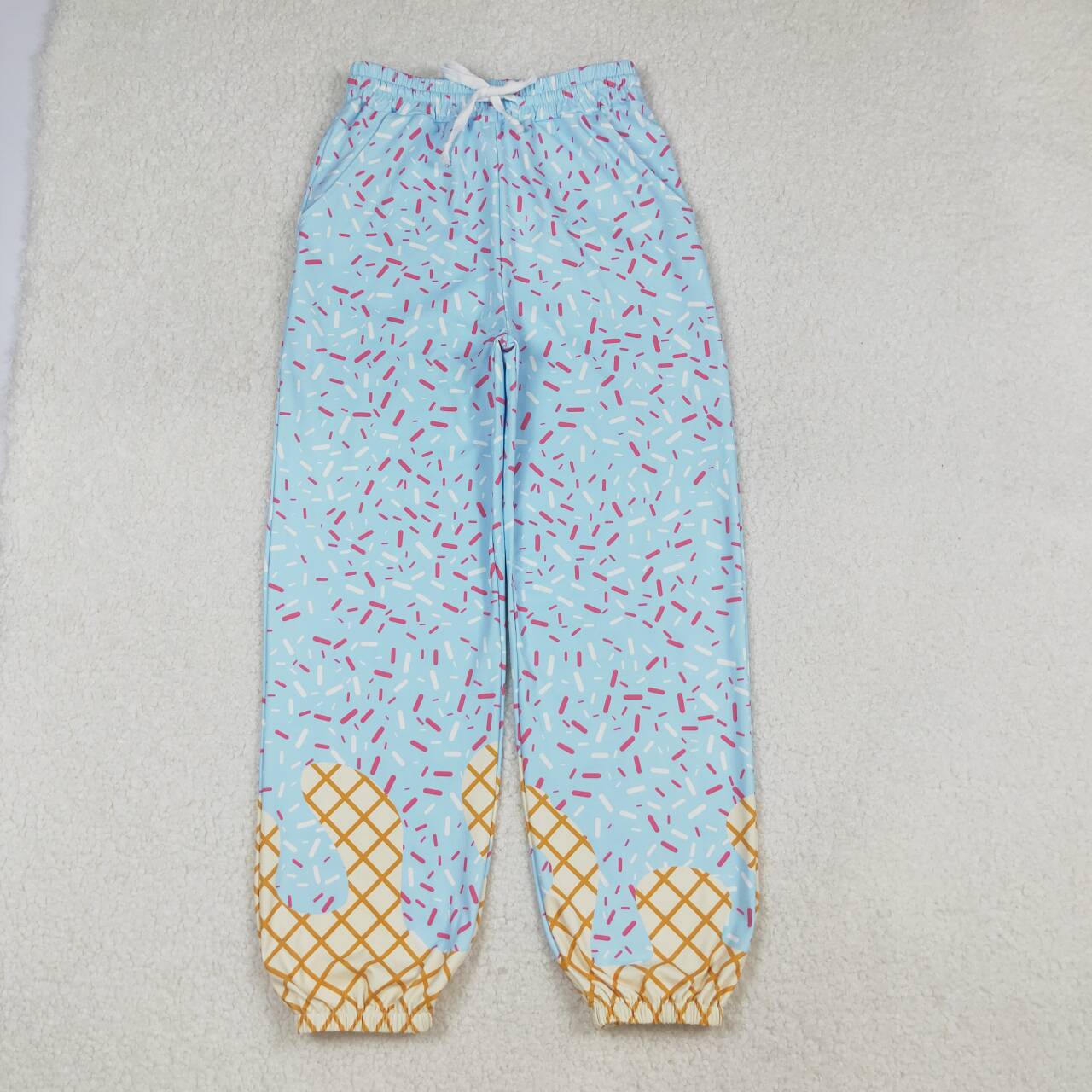 Adult women ice cream red ice cream yoga pants