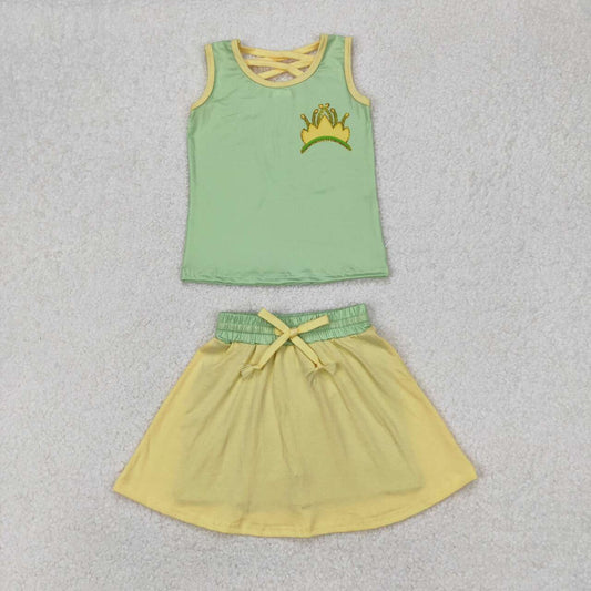 Toddle baby girl  top matching skirt outfit