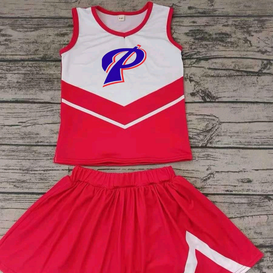 toddle girls cheer team skirt set