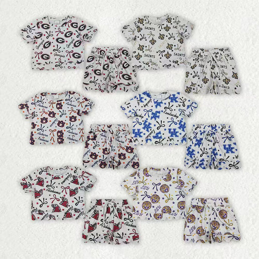 Georgia team top matching outfit girl collegiate outfit