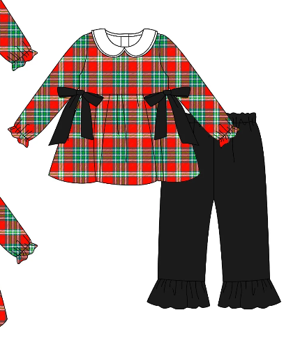 toddle girl Christmas deisgn outfit