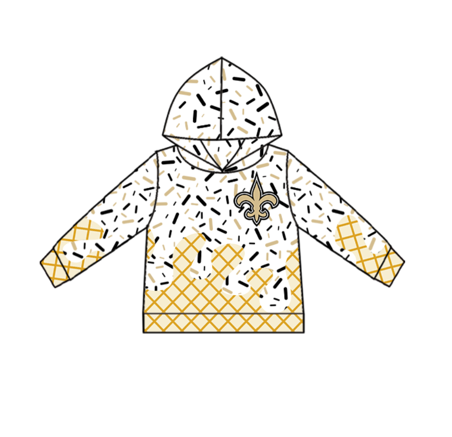 baby boy long sleeve custom team hoodie top