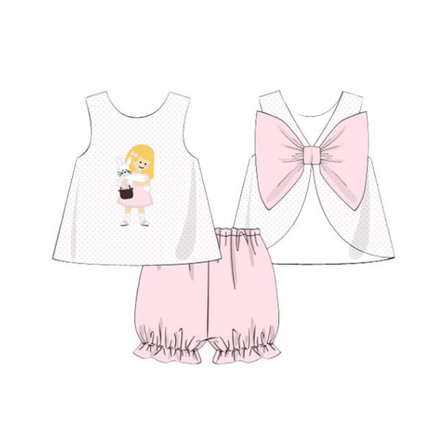 Easter bunny baby girl clothes