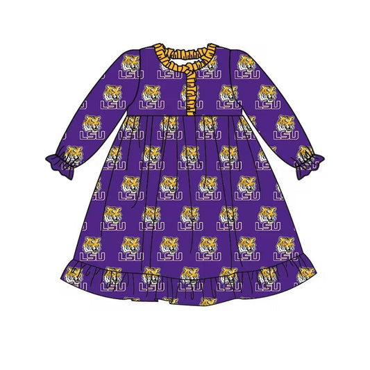 Baby girl lsu coleague team dress