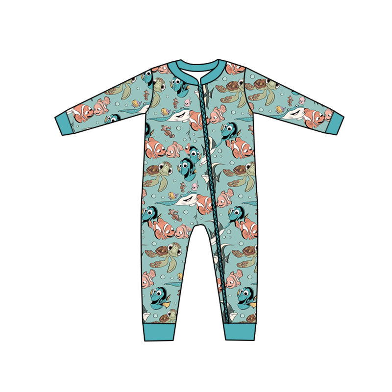 toddle baby boy long sleeve cartoon romper