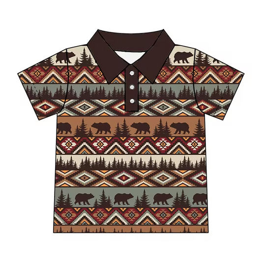 boy short sleeve polo shirt