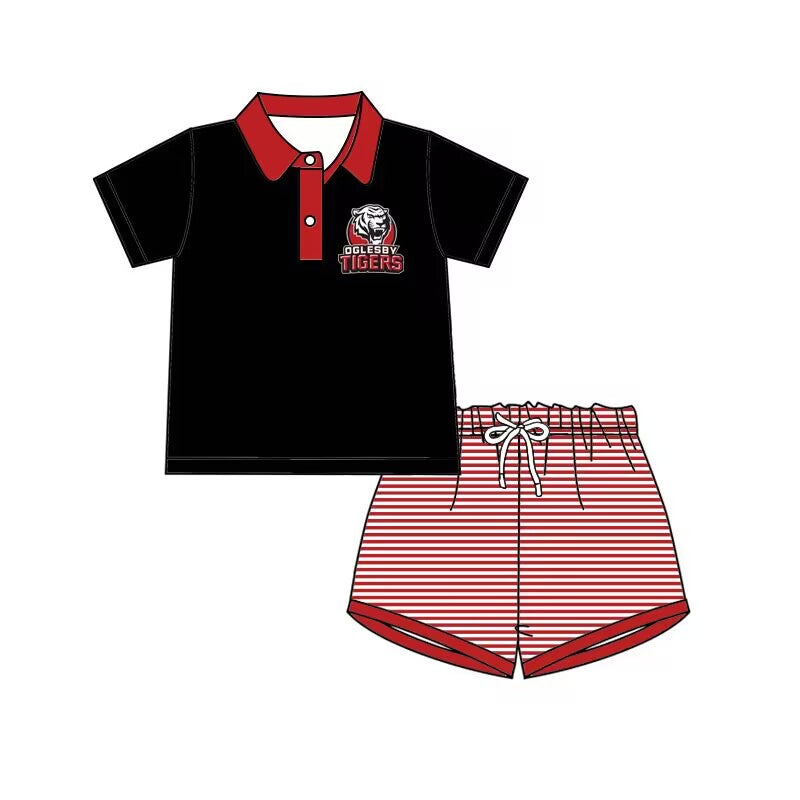 baby boy tiger colleague team outfit