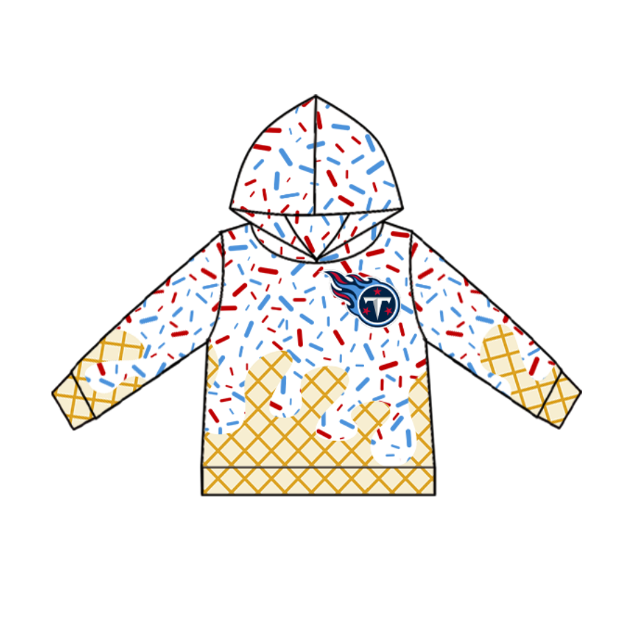 baby boy long sleeve custom team hoodie top