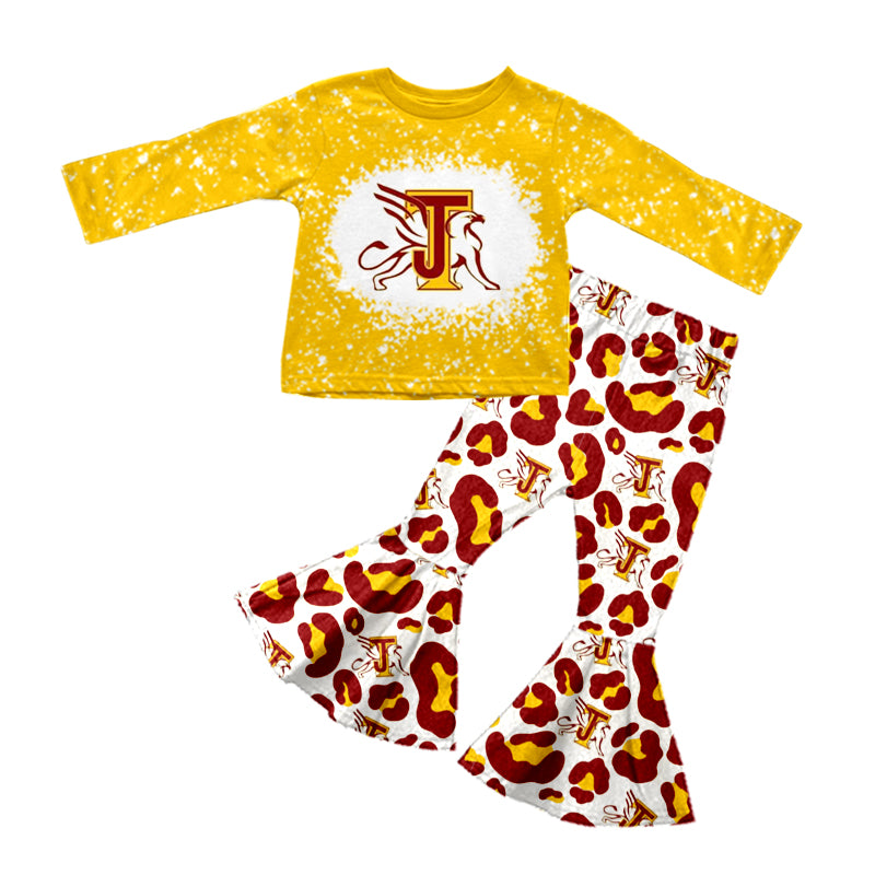 baby girls  school clothes bell bottoms outfit