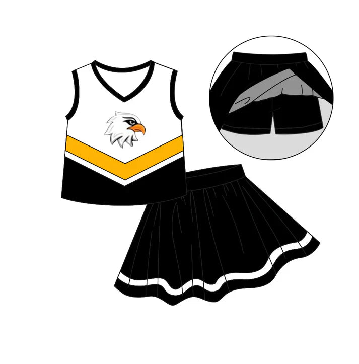 Baby girls custom team cheer outfit add shorts