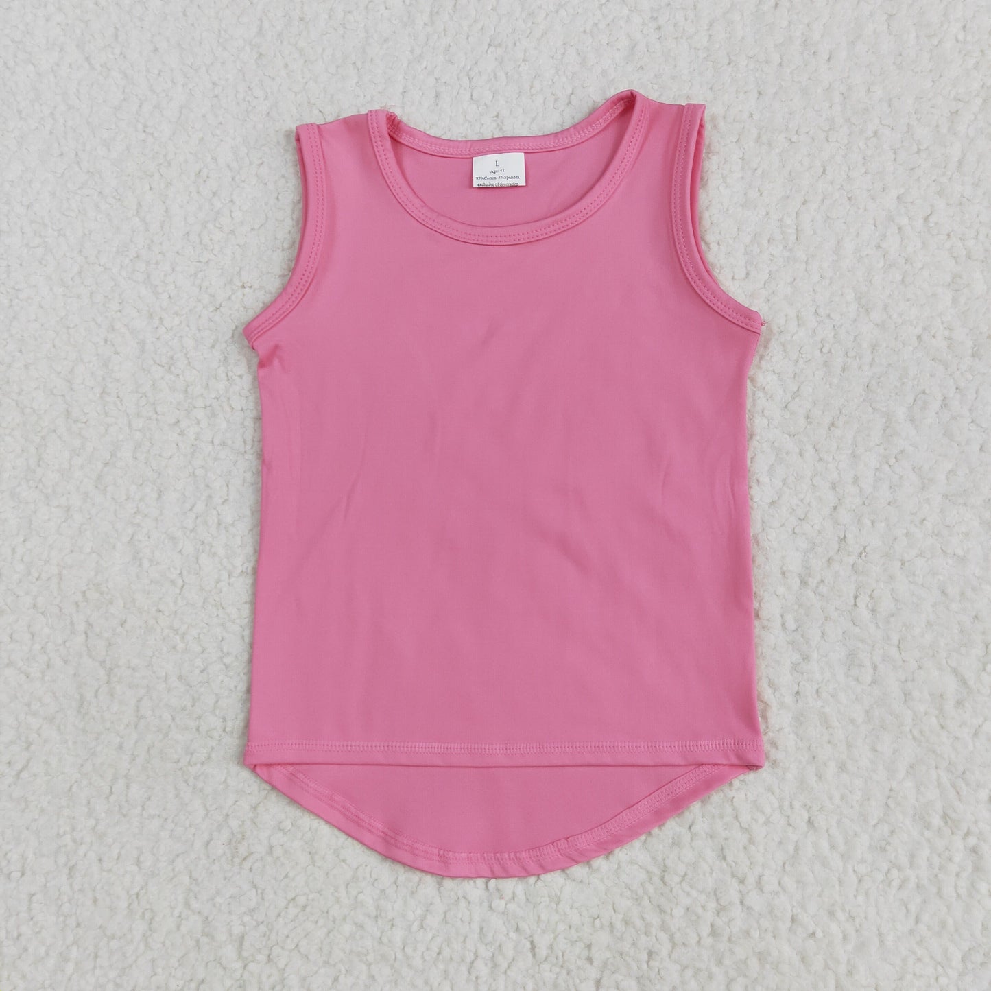 Toddle girls red yoga tank top shirt