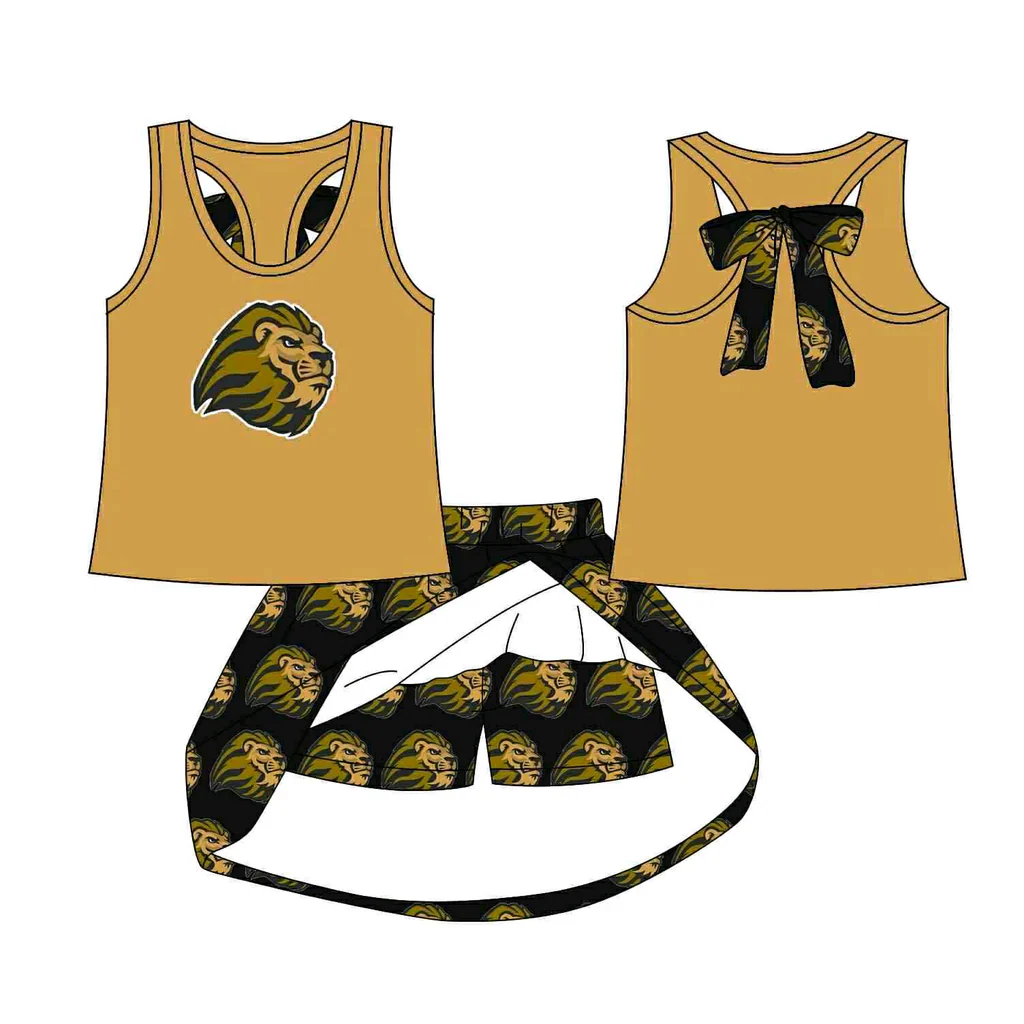 Baby girls custom team cheer outfit add shorts