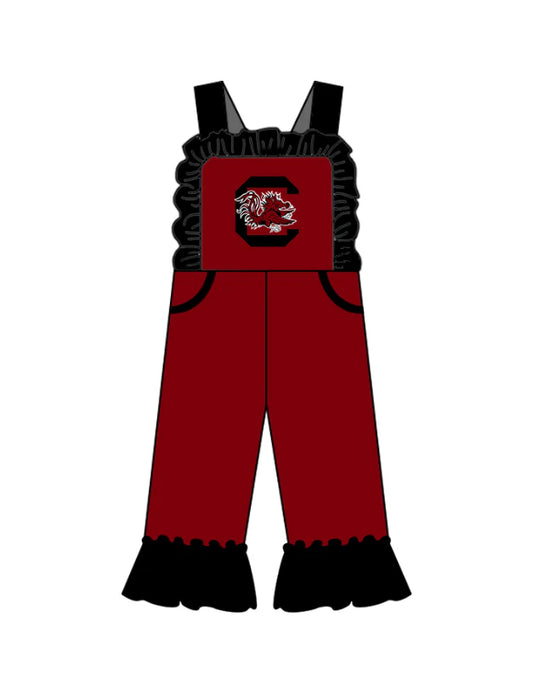 toddle girls custom team design jumpsuit wholesale factory price