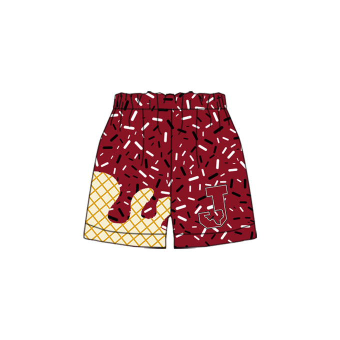 Adult kids family design custom team summer shorts