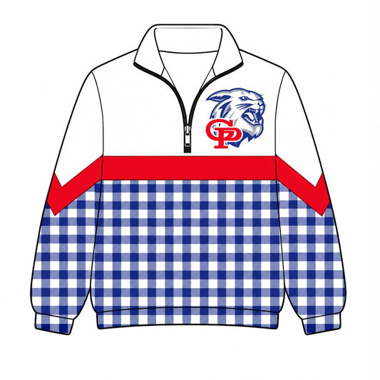 Kids team style long sleeve pullover top