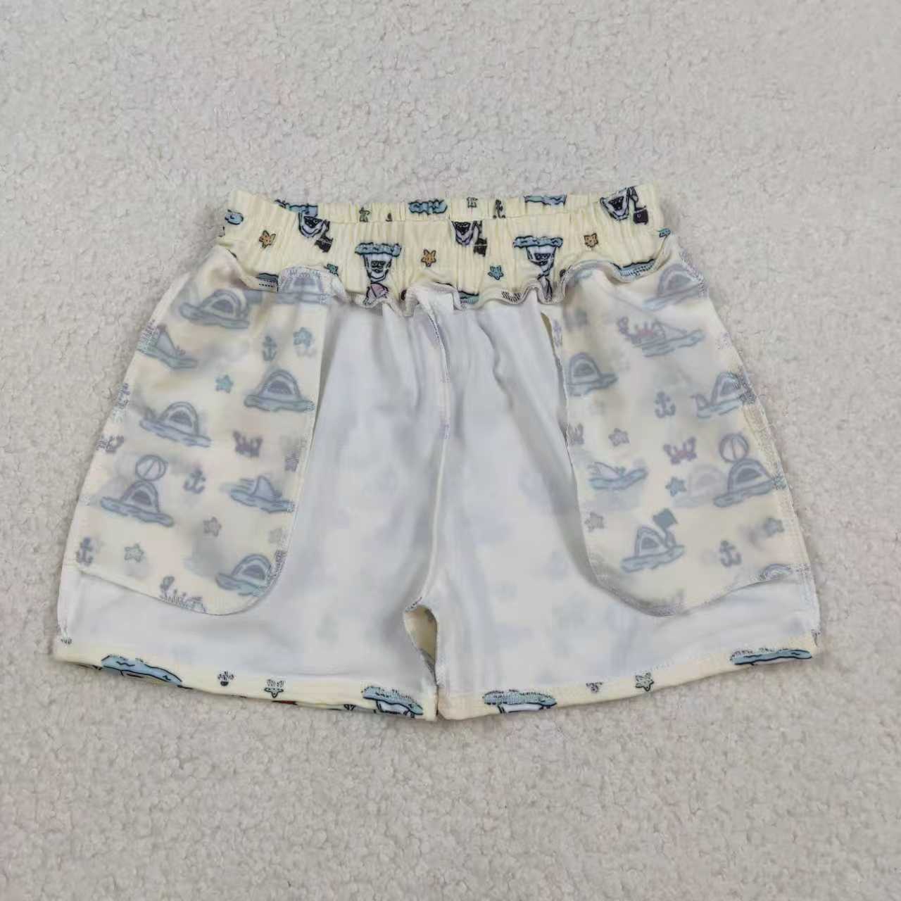 Baby boy beach style summer swim trunks