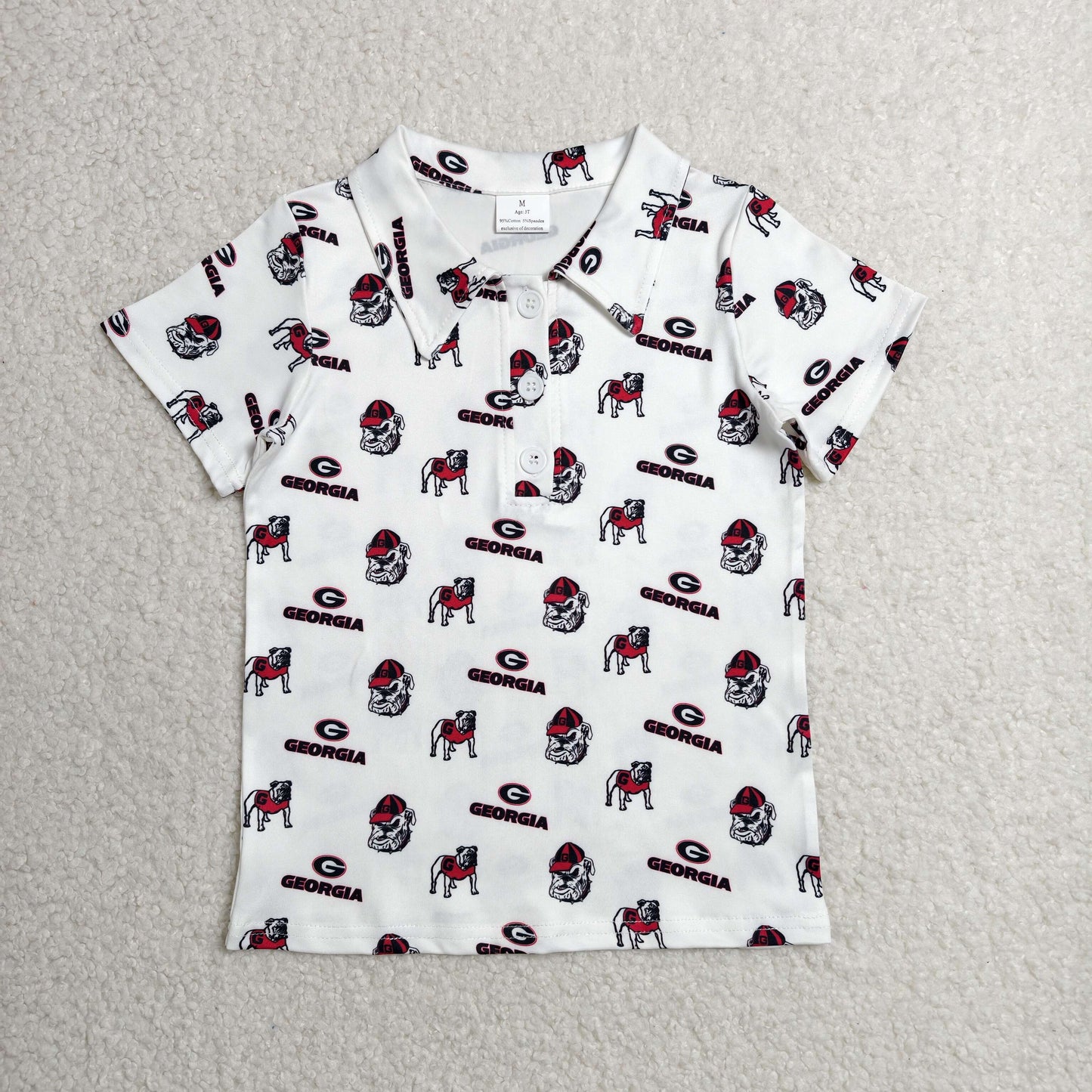 Dog team print girls summer dress