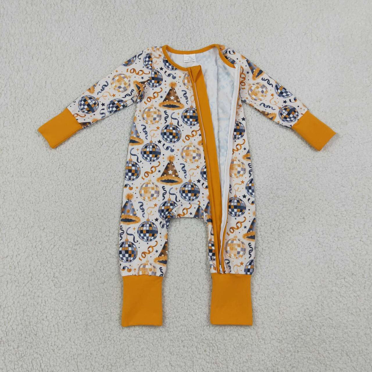 Toddle baby long sleeve Happy New Year romper