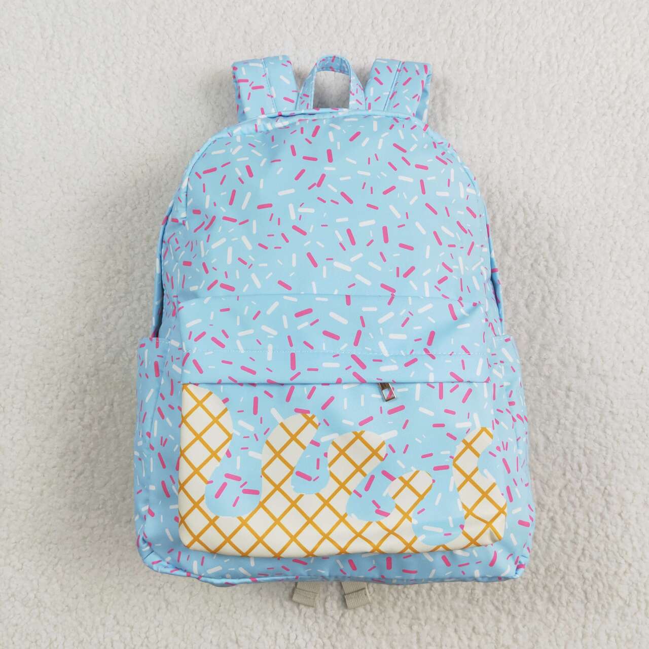 Toddle baby blue team style mini backpack