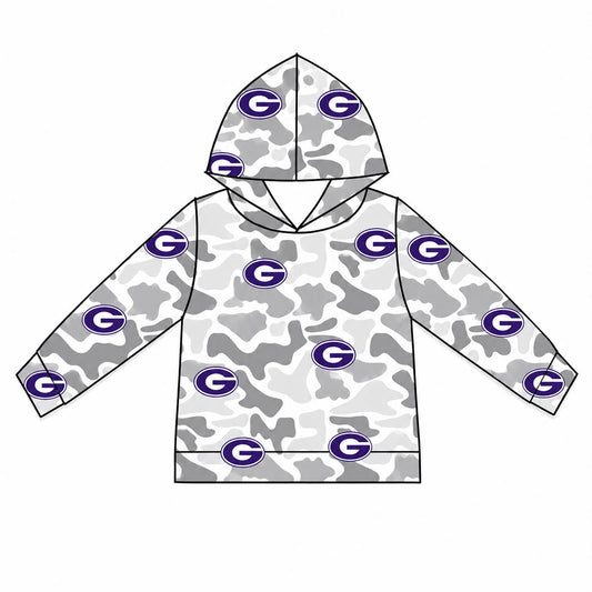 baby boy custom G team design hoodie top