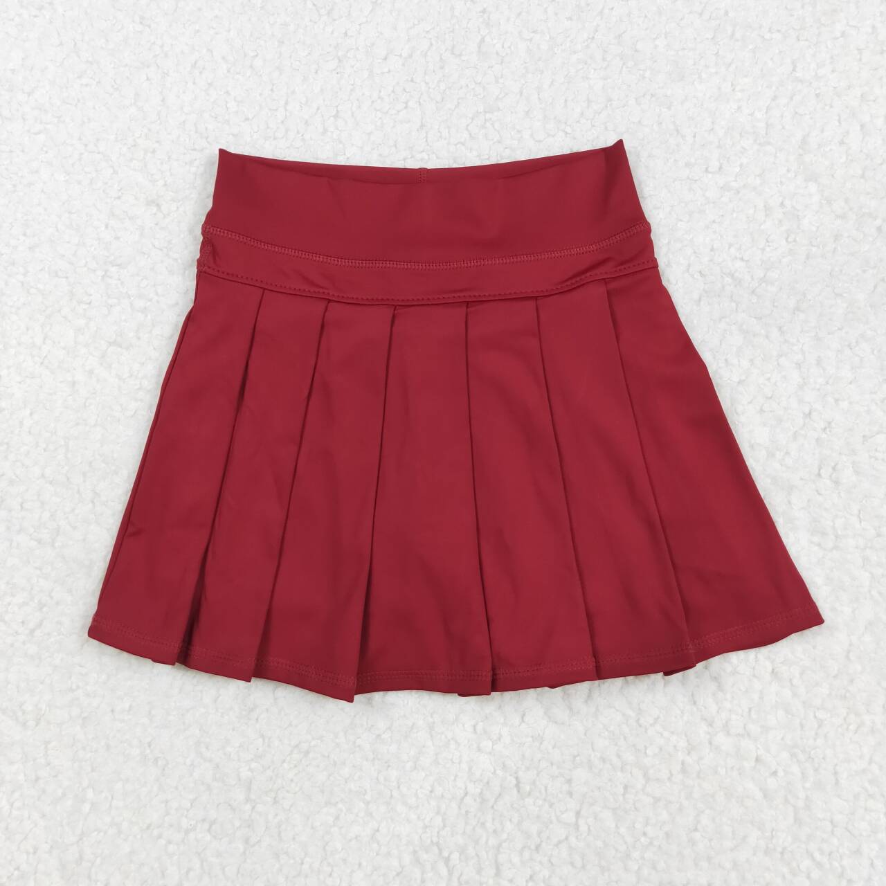 baby girl maroon summer yoga skirt shorts