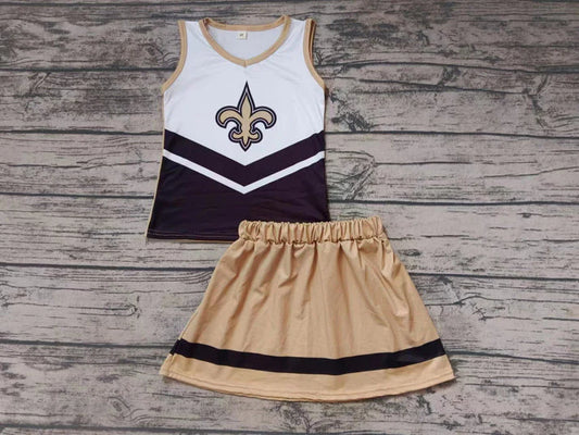 Baby girls custom team cheer outfit add shorts