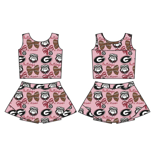 Baby girls custom team cheer outfit add shorts