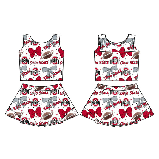 Baby girls custom team cheer outfit add shorts