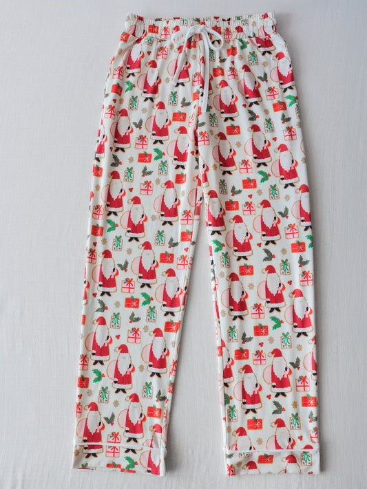 adult women Christmas Santa Claus pants