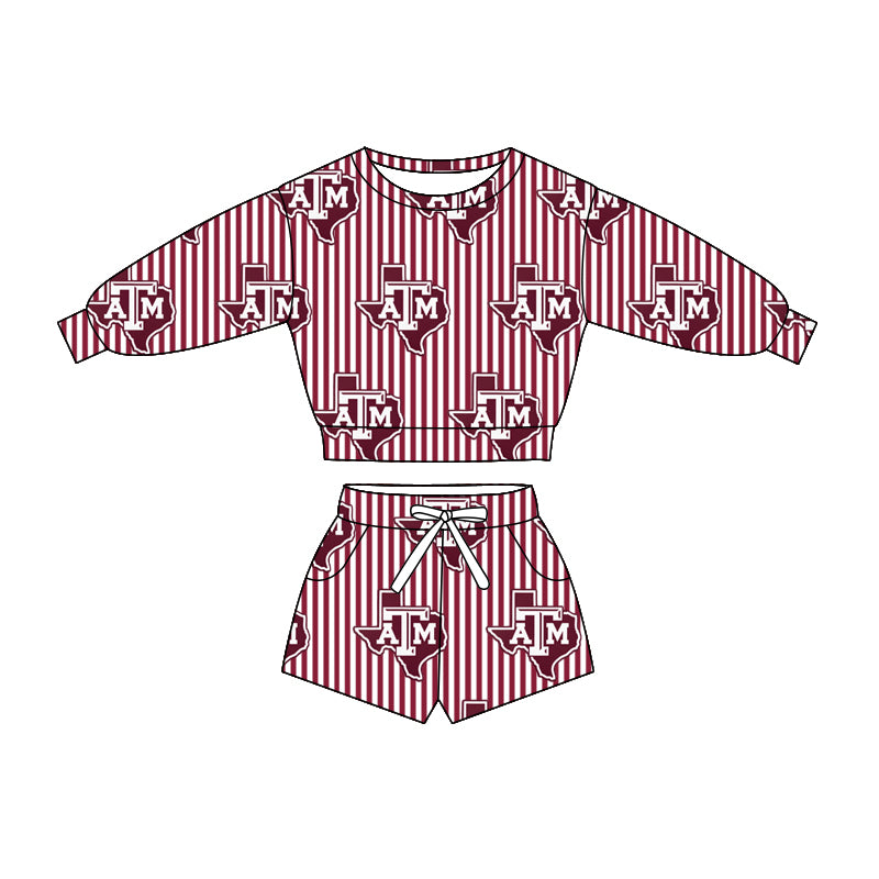 baby girls team design long sleeve spring fall clothing set