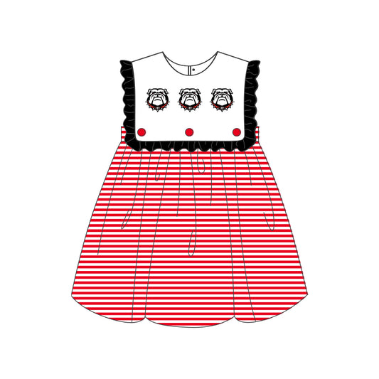Baby girl custom team colleague dress