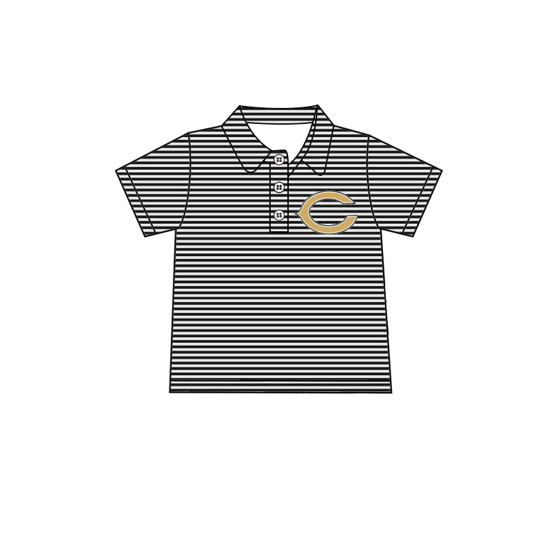 Kids baby custom team short sleeve polo shirt