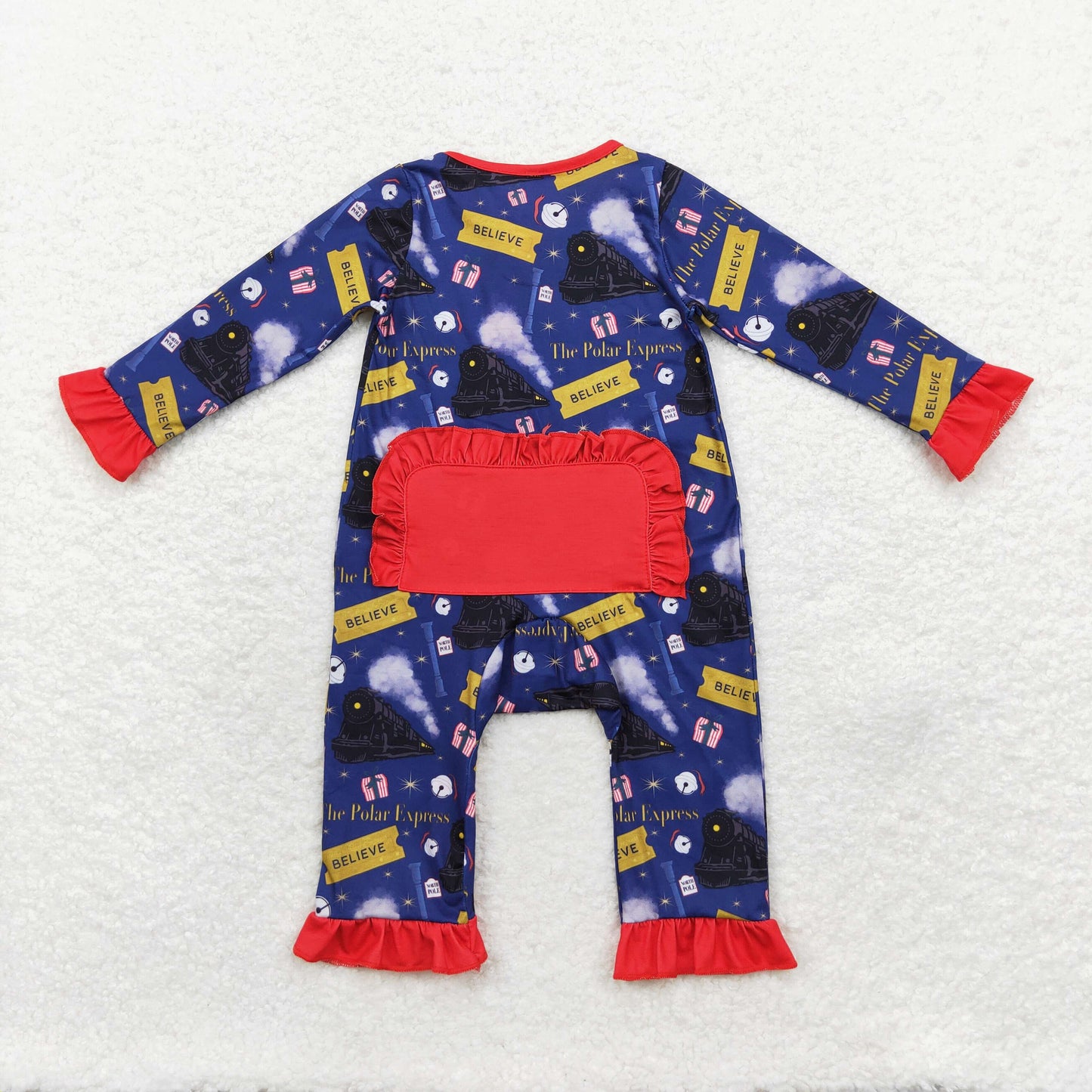 Sister brother wholesale christmas train matching clothes