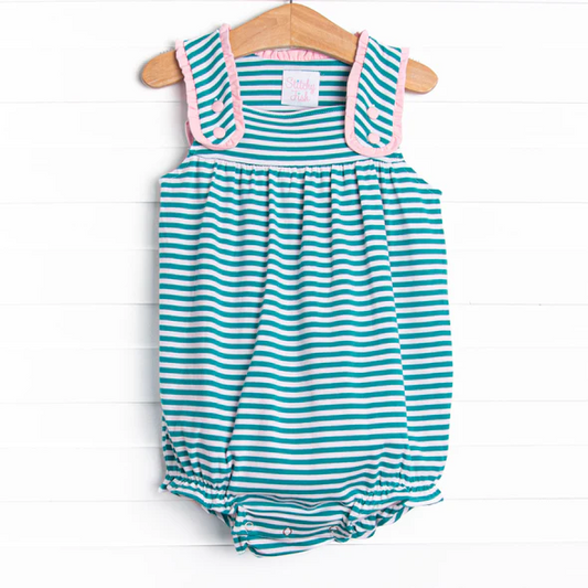 toddle baby girl stripes design summer romper