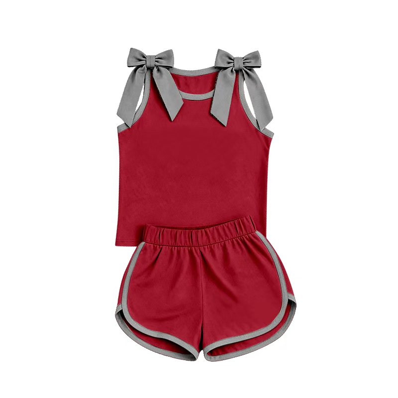 Custom team top matching shorts girlsummer outfit for you