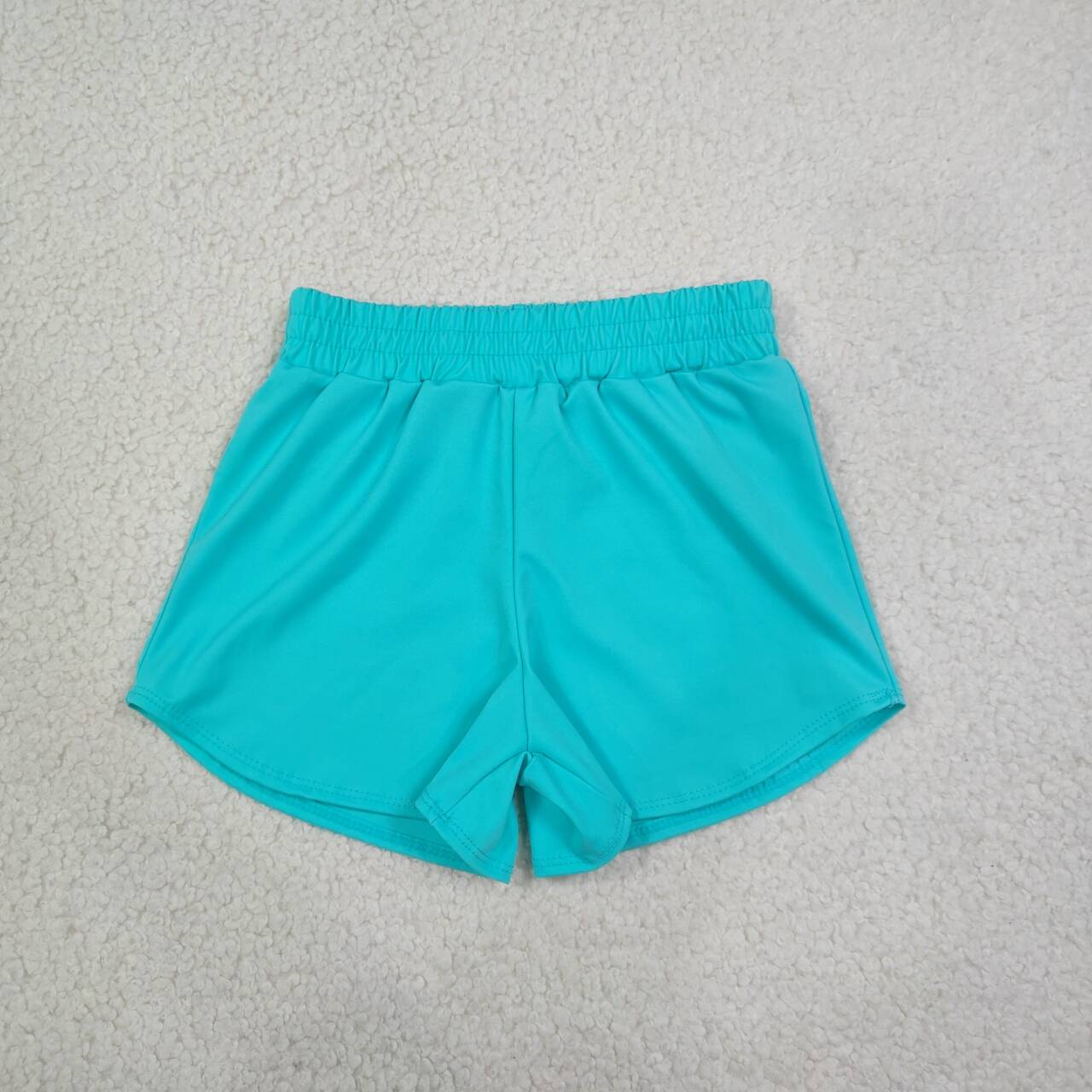Toddle baby girls mint green color summer yoga shorts