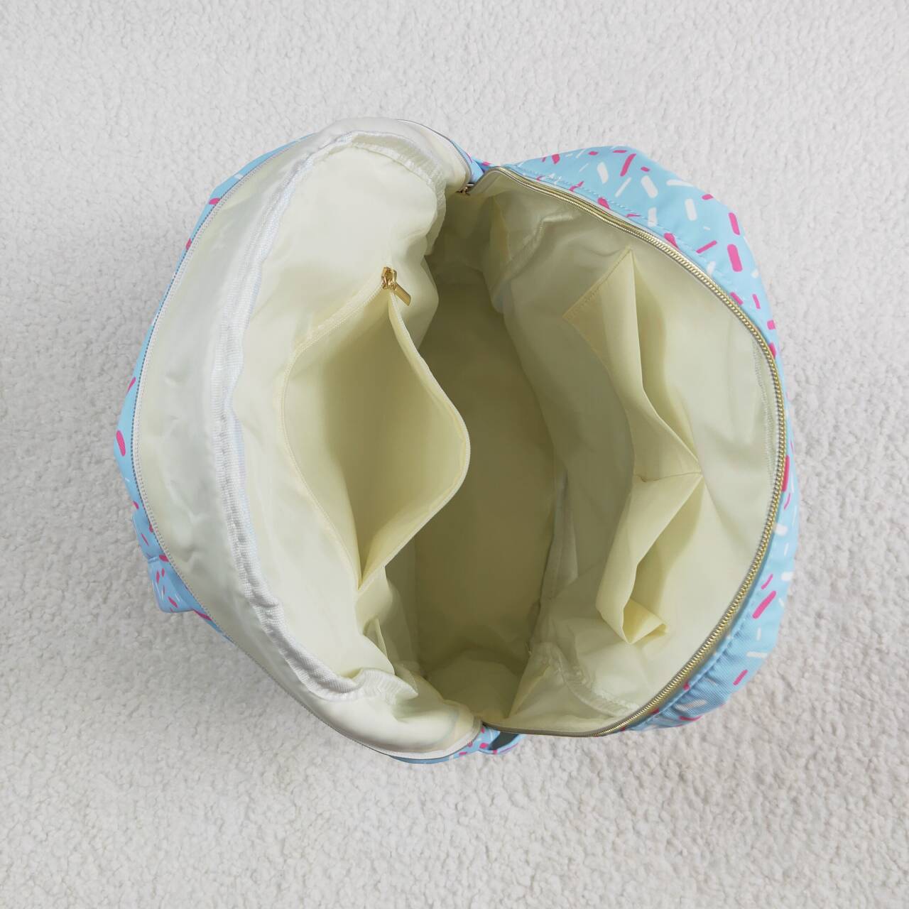 Toddle baby blue team style mini backpack