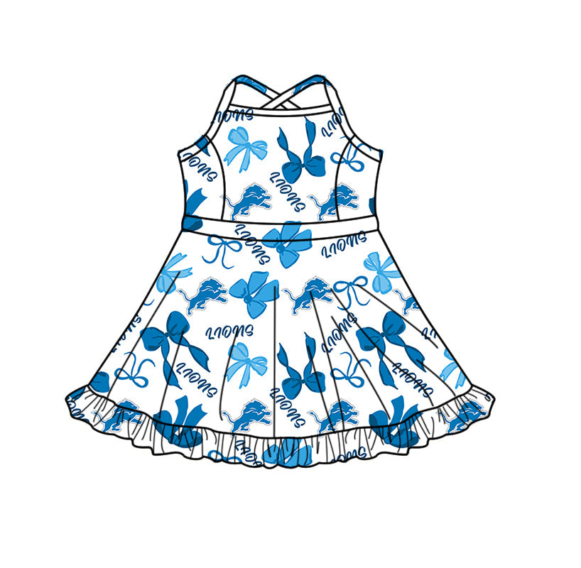 Toddle girls wholesale custom team design dress