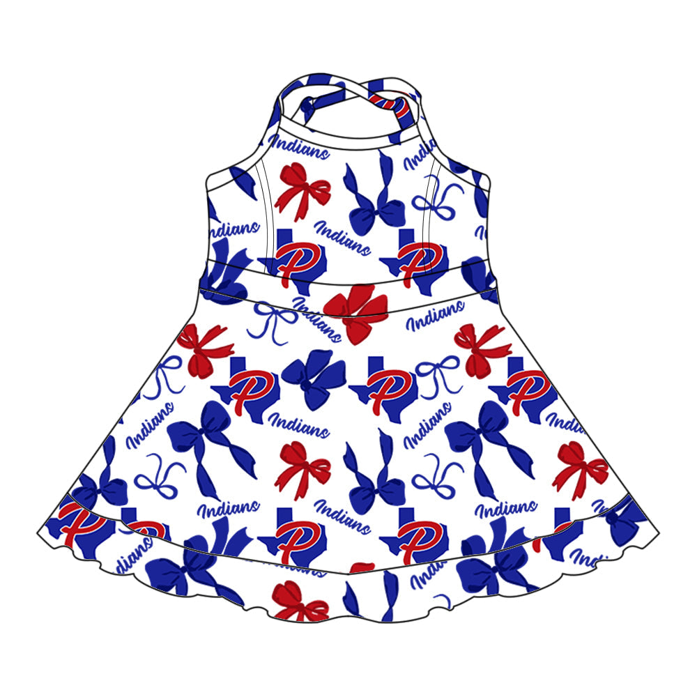 Toddle girls wholesale custom team design dress