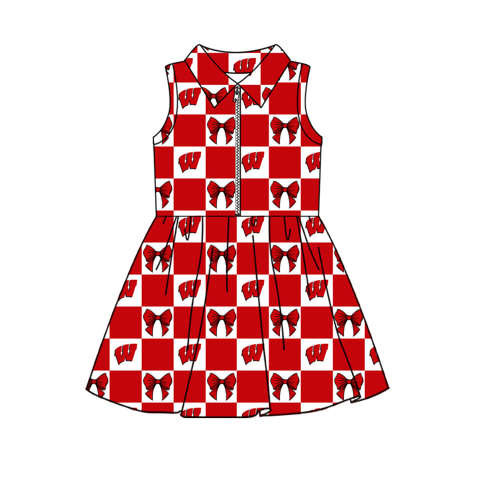 Toddle girls wholesale custom team design yoga dress
