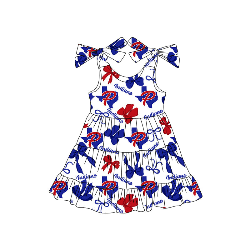 Toddle girls wholesale custom team design dress