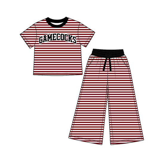 Kids long sleeve custom gamecocks team casual wear outfit wholesal factory price