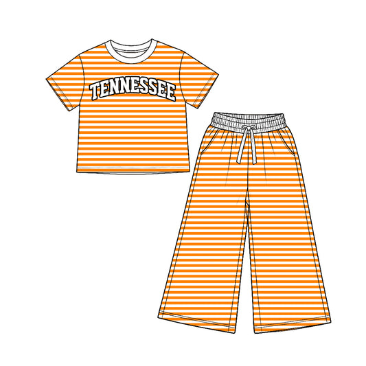 Kids long sleeve custom tennessee team casual wear outfit wholesal factory price