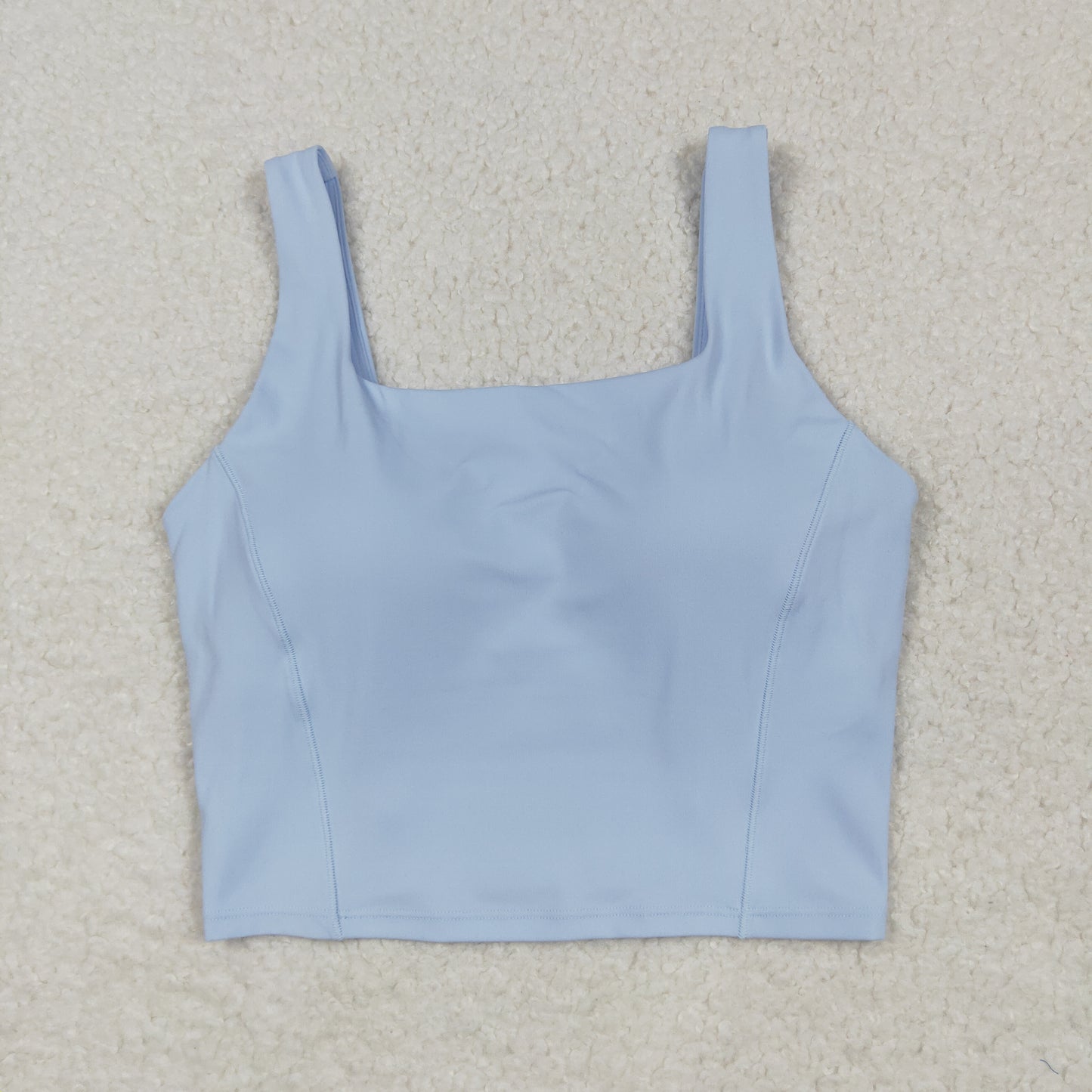 USA SHOP Adult women light blue bra crop top