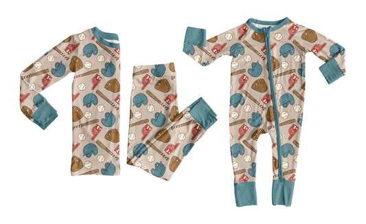Toddle kids baseball design matching outfit