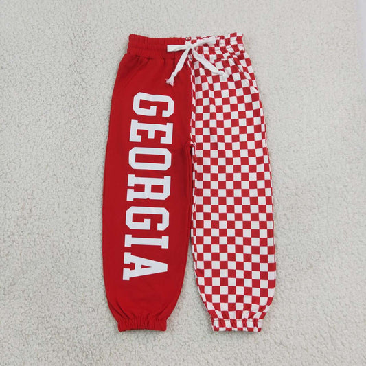 Georgia team print boys vinyl pants