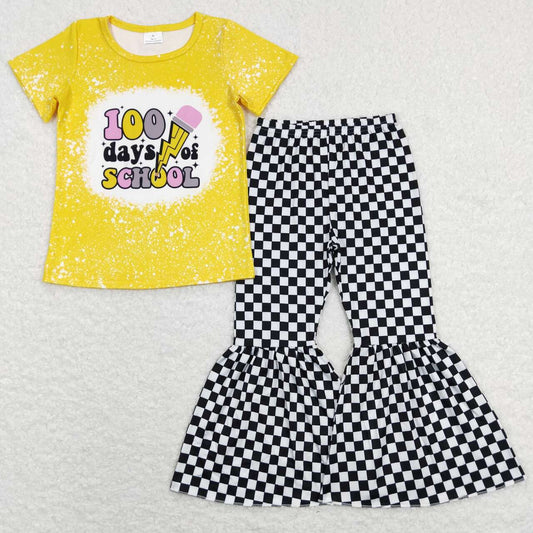 100 days of school top matching bell bottoms outfit