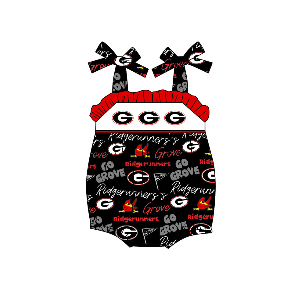 baby  custom team design romper