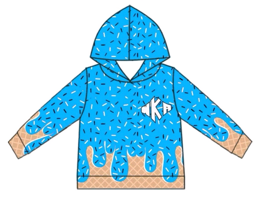baby boy long sleeve team hoodie top
